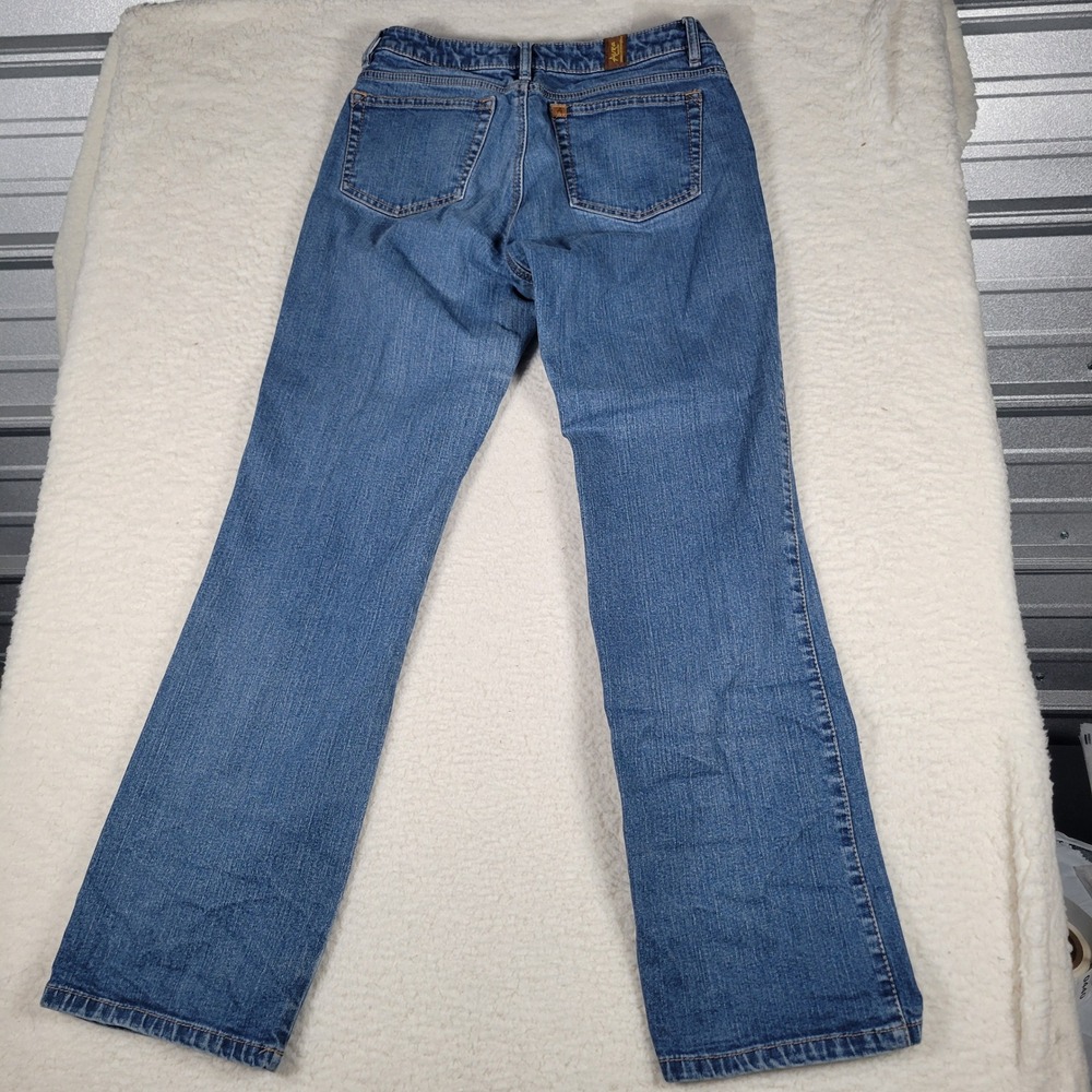 Wrangler Aura Straight Leg Jeans Womens 31 Blue Regular Rise Medium Wash Denim - Picture 9 of 15